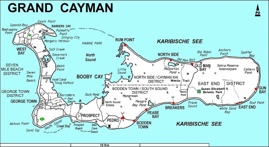 The Mastic Trail is centrally located on Grand Cayman. 