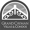 Grand Cayman Villas logo in Black and White.